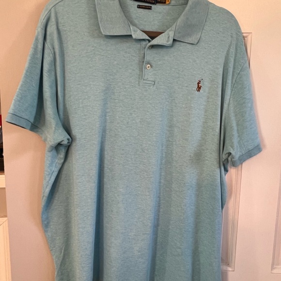 Polo Ralph Lauren Custom Slim Fit Polo Shirt - XXL - Blue - Picture 3 of 3